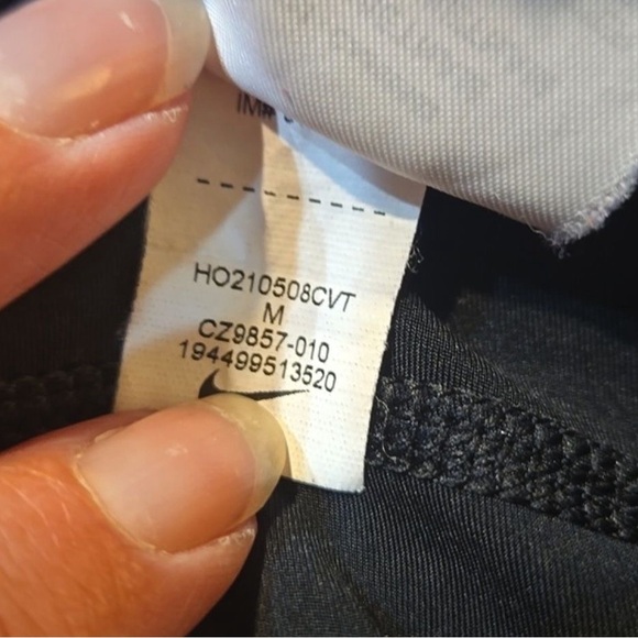 Nike Pro 3” Shorts Black- Size M - Picture 9 of 9